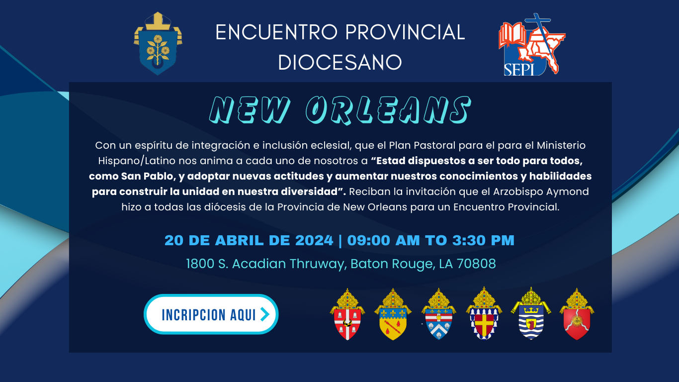 Invitacion al encuentro provincial de new orleans