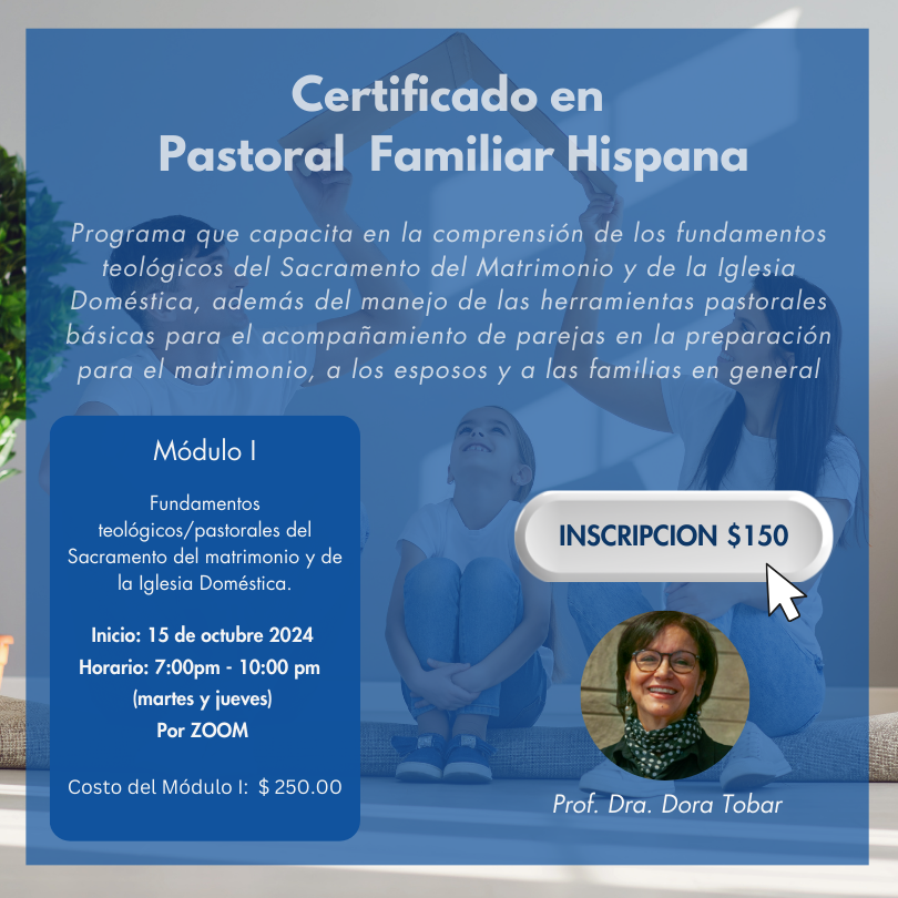 Cert in Pastoral Familiar SP