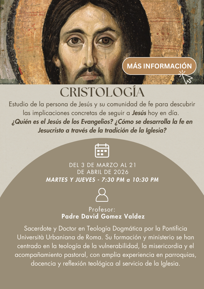 Info del Curso de Cristologia